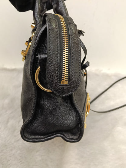 Balenciaga Mini City Edge Black GHW 2020