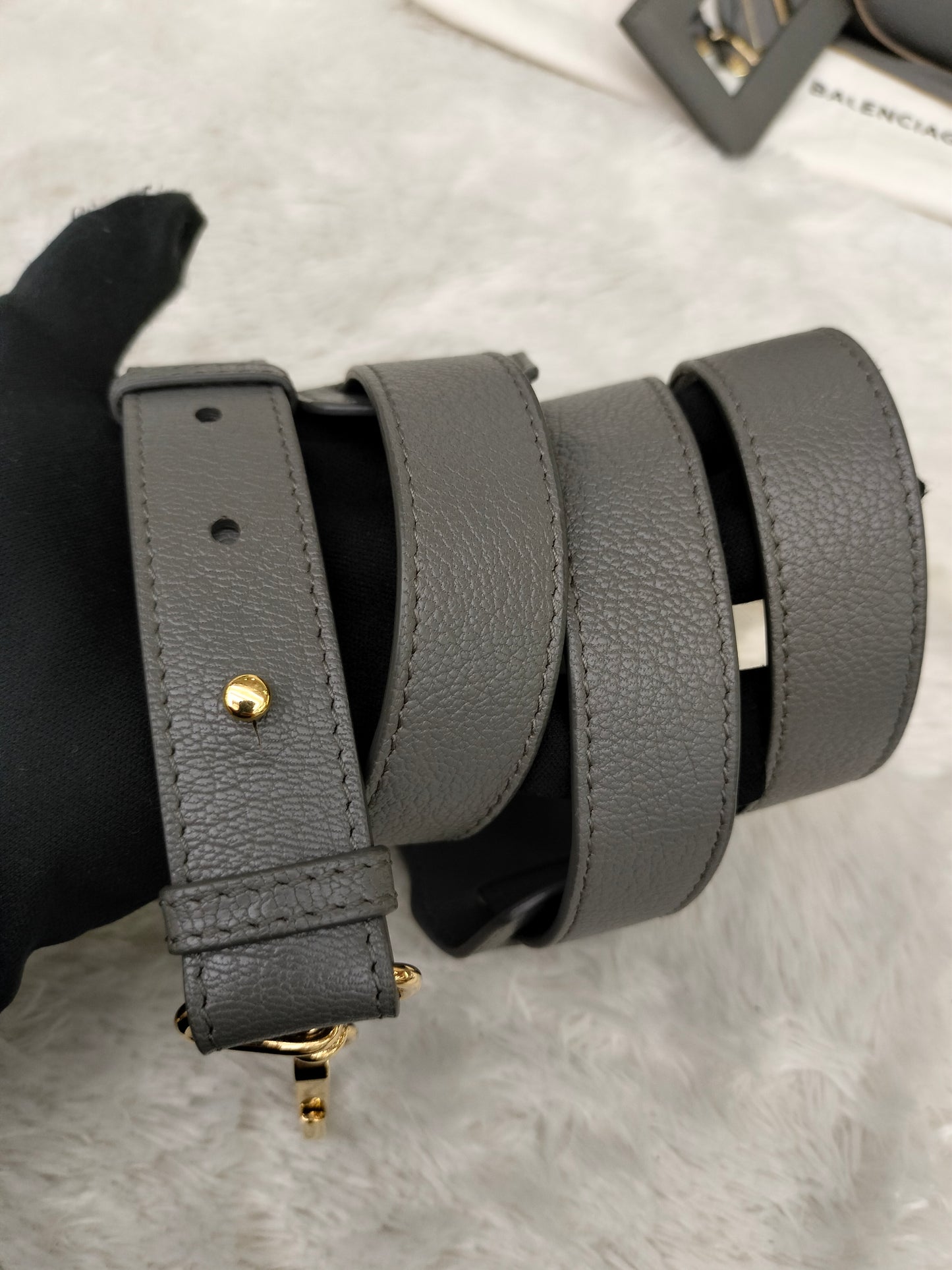 Balenciaga Mini City Edge Grey GHW 2017