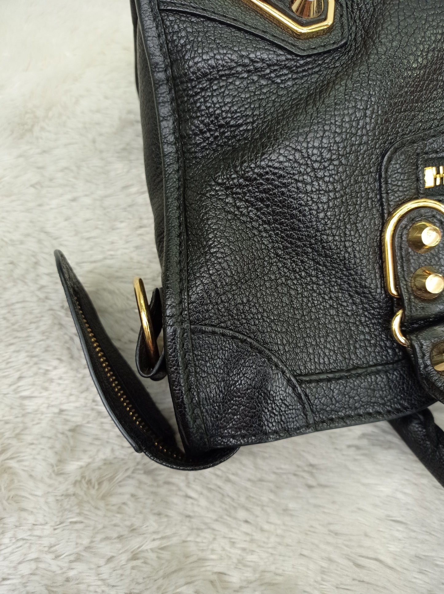 Balenciaga Small City Edge Black GHW 2020