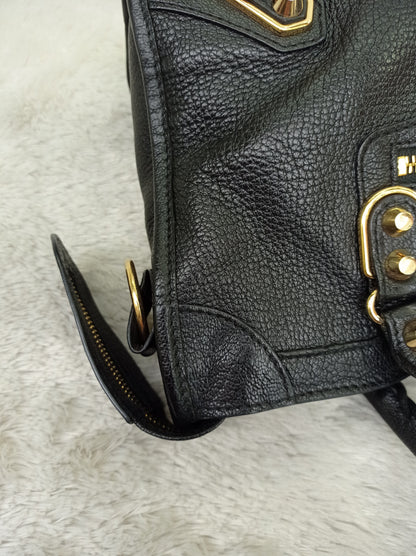 Balenciaga Small City Edge Black GHW 2020