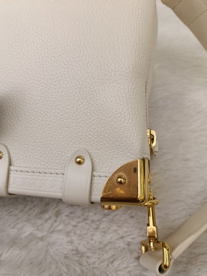LV Side Trunk PM Grained Calfskin Chalk (CHIP)