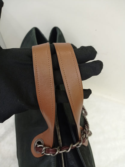 Chanel In The Mix Timeless Shopping Tote Iridescent Calfskin Black RHW #14