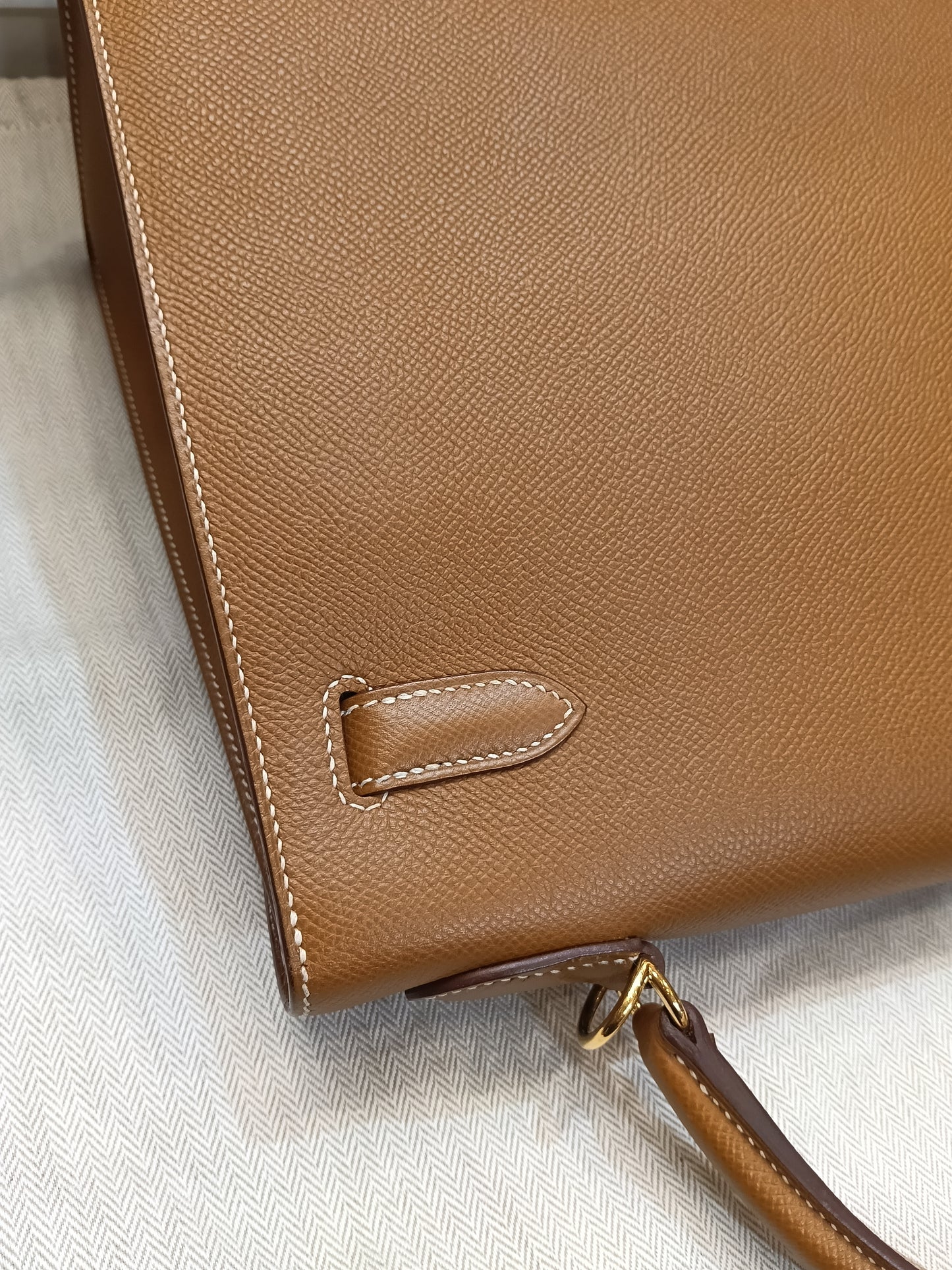 K32 Epsom Sellier Gold GHW #Q square