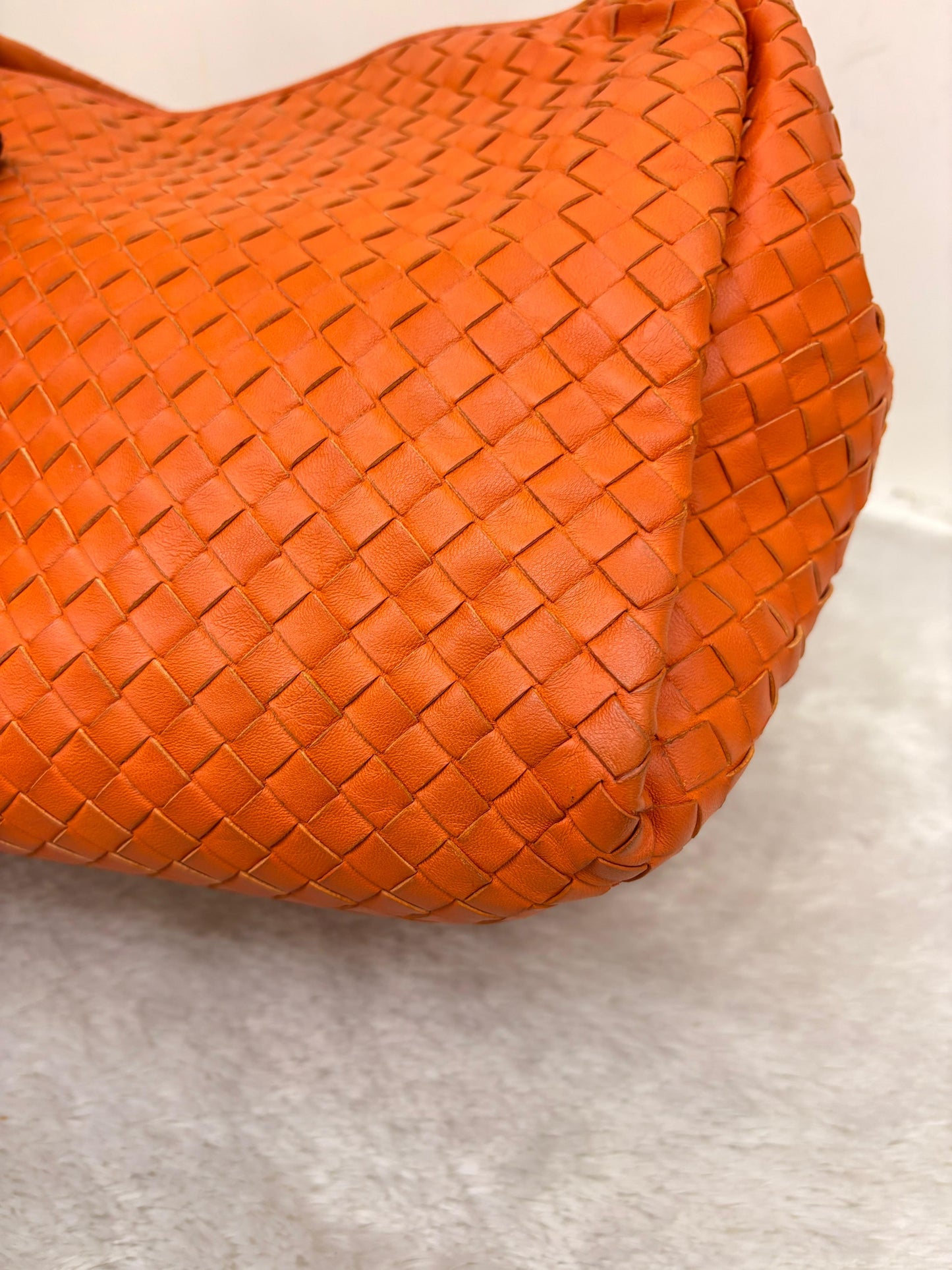 Bottega Veneta Parachute Intrecciato Tote Orange RHW 2011