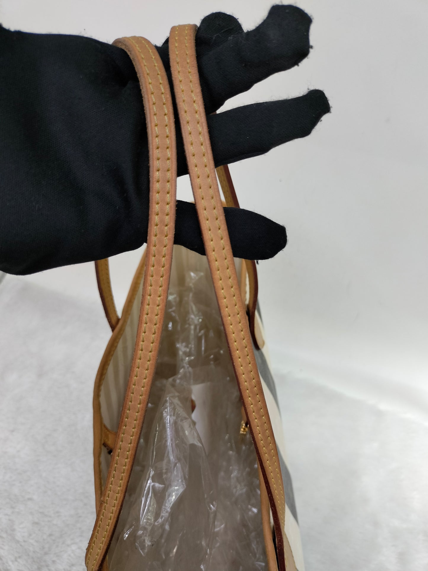 LV Neverfull MM Monogram Rayures