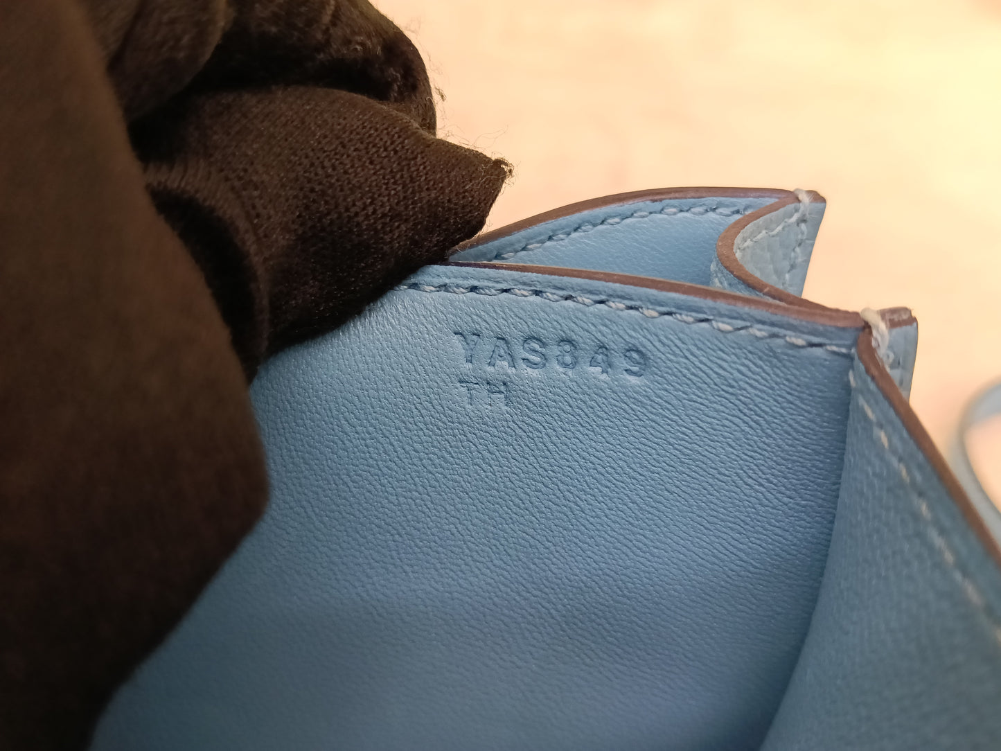 Hermes Constance 18 Epsom Bleu De Nord Rouge De Coeur Enamel PHW #Y