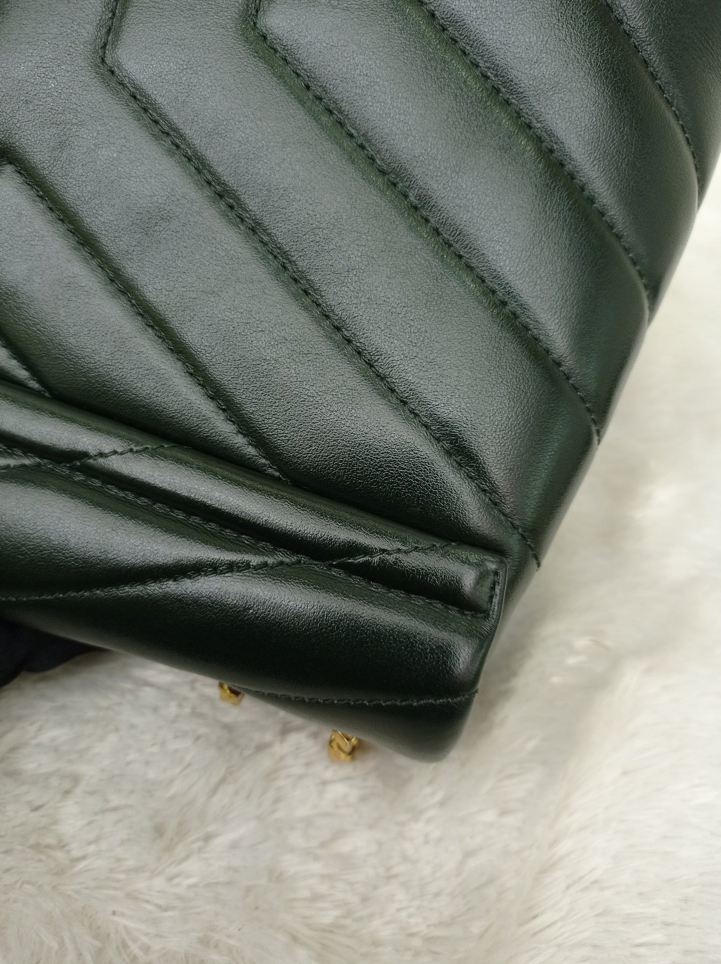 YsL Lou Lou Small Lamb Emerald Green GHW 2019