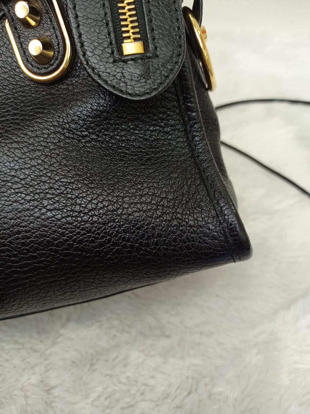 Balenciaga Mini City Edge Black GHW 2017