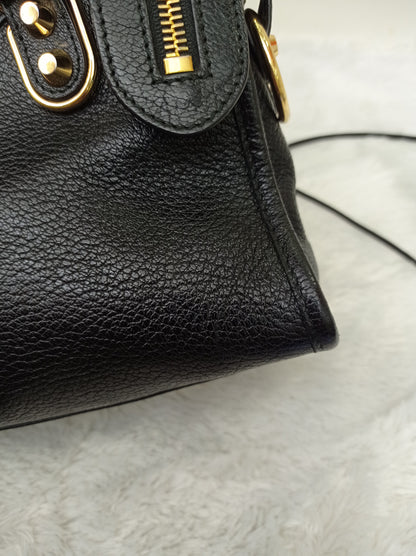 Balenciaga Mini City Edge Black GHW 2017