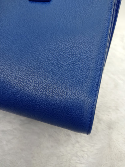 YsL SDJ Mini Grained Blue SHW 2015
Size 26 x 21 x 12cm