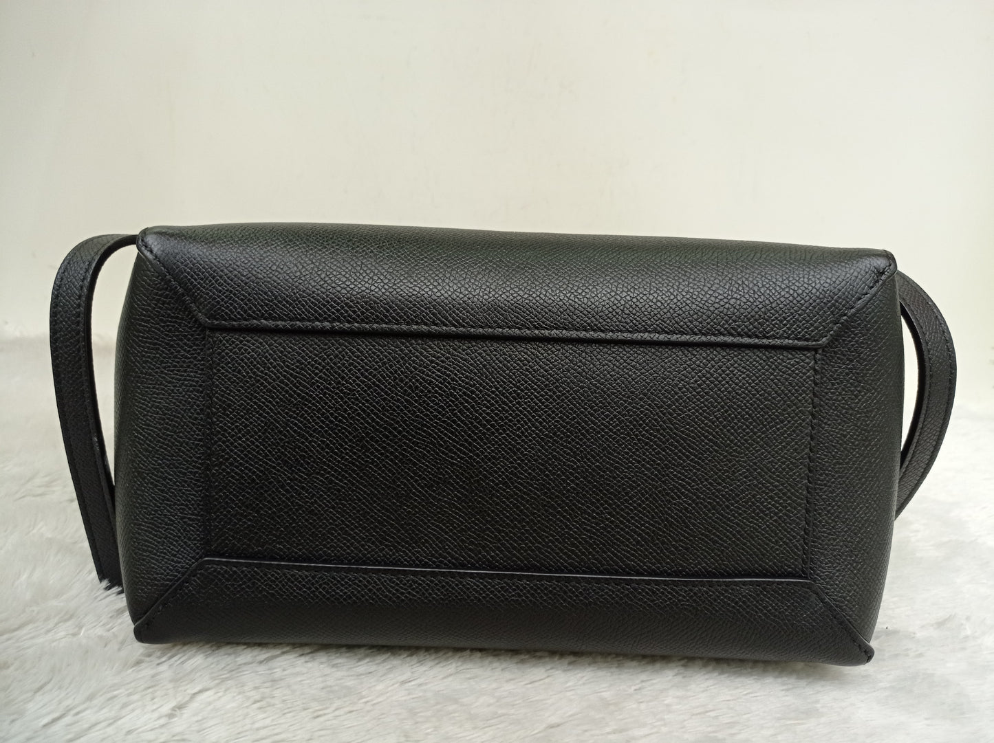 Celine Micro Belt Grained Black GHW 2017