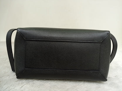 Celine Micro Belt Grained Black GHW 2017