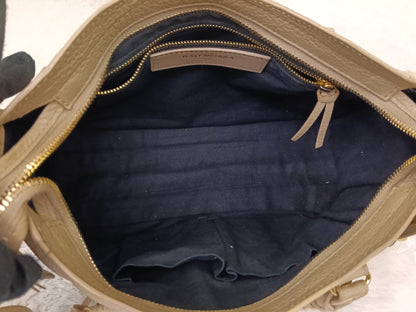 Balenciaga Small City Edge Beige GHW 2019
