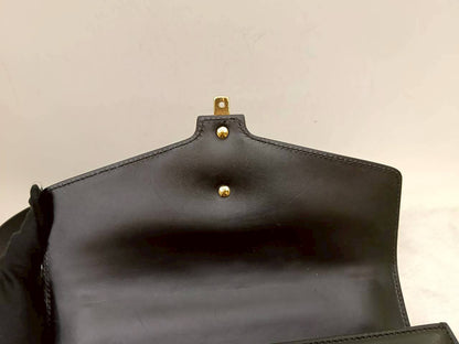 Gucci Sylvie Small Web Calfskin Black GHW