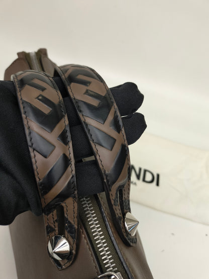 Fendi BTW Medium Maya Brown Handle FF SHW