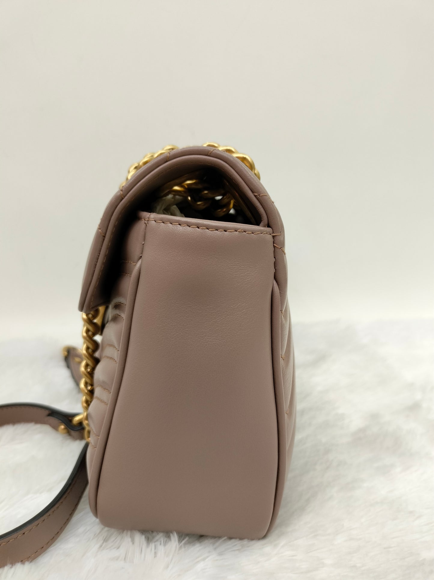 Gucci Marmont Small Nude GHW