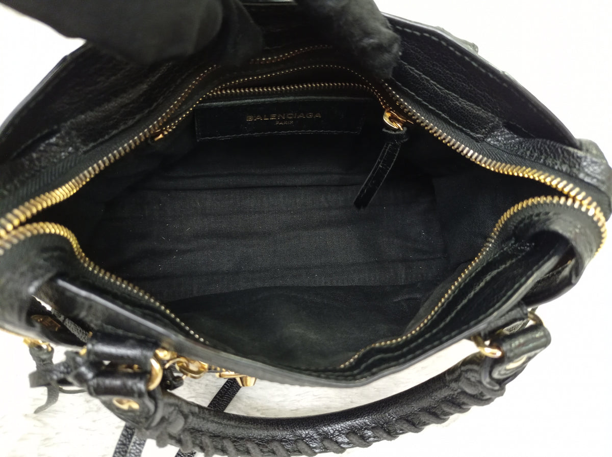 Balenciaga Mini City Edge Black GHW 2017