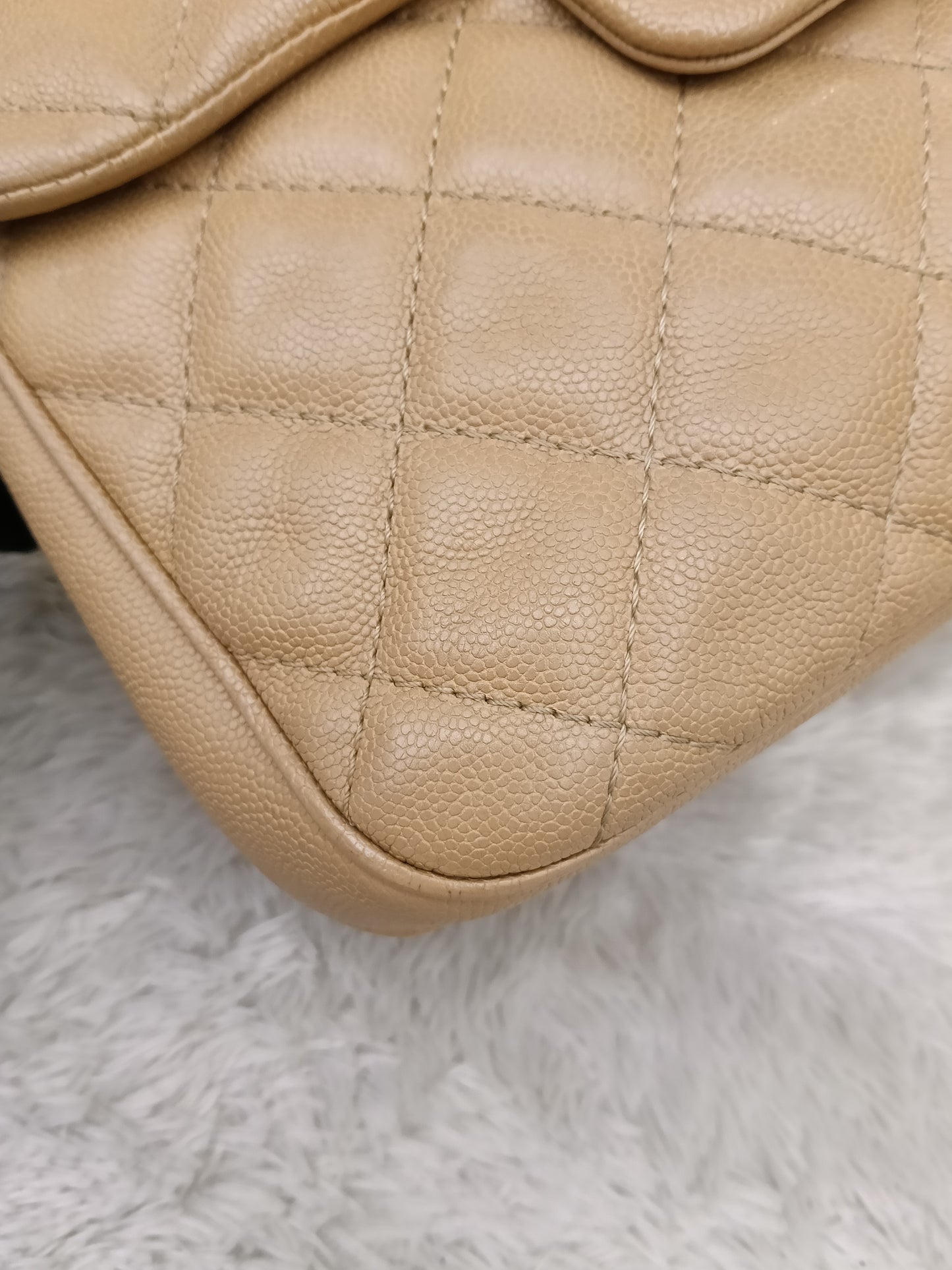 Chanel Medium Urban Companion Flap Caviar Beige SHW #25