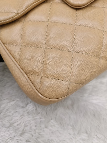 Chanel Medium Urban Companion Flap Caviar Beige SHW #25