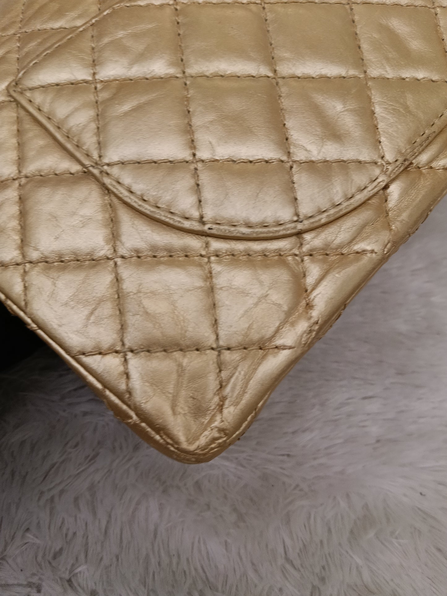 Chanel Reissue 225 Calfskin Gold RHW DF #12