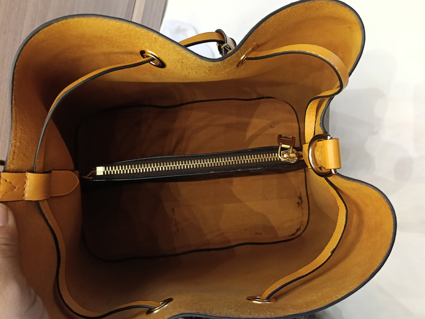 LV Neo Noe MM Damier Safran 2019