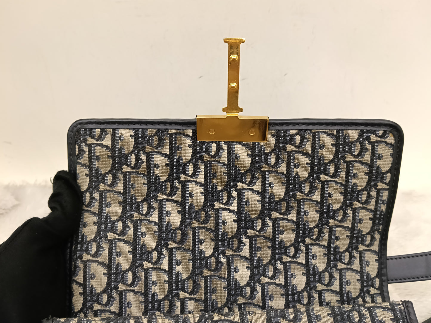 Dior Montaigne 30 Oblique Navy GHW 2022