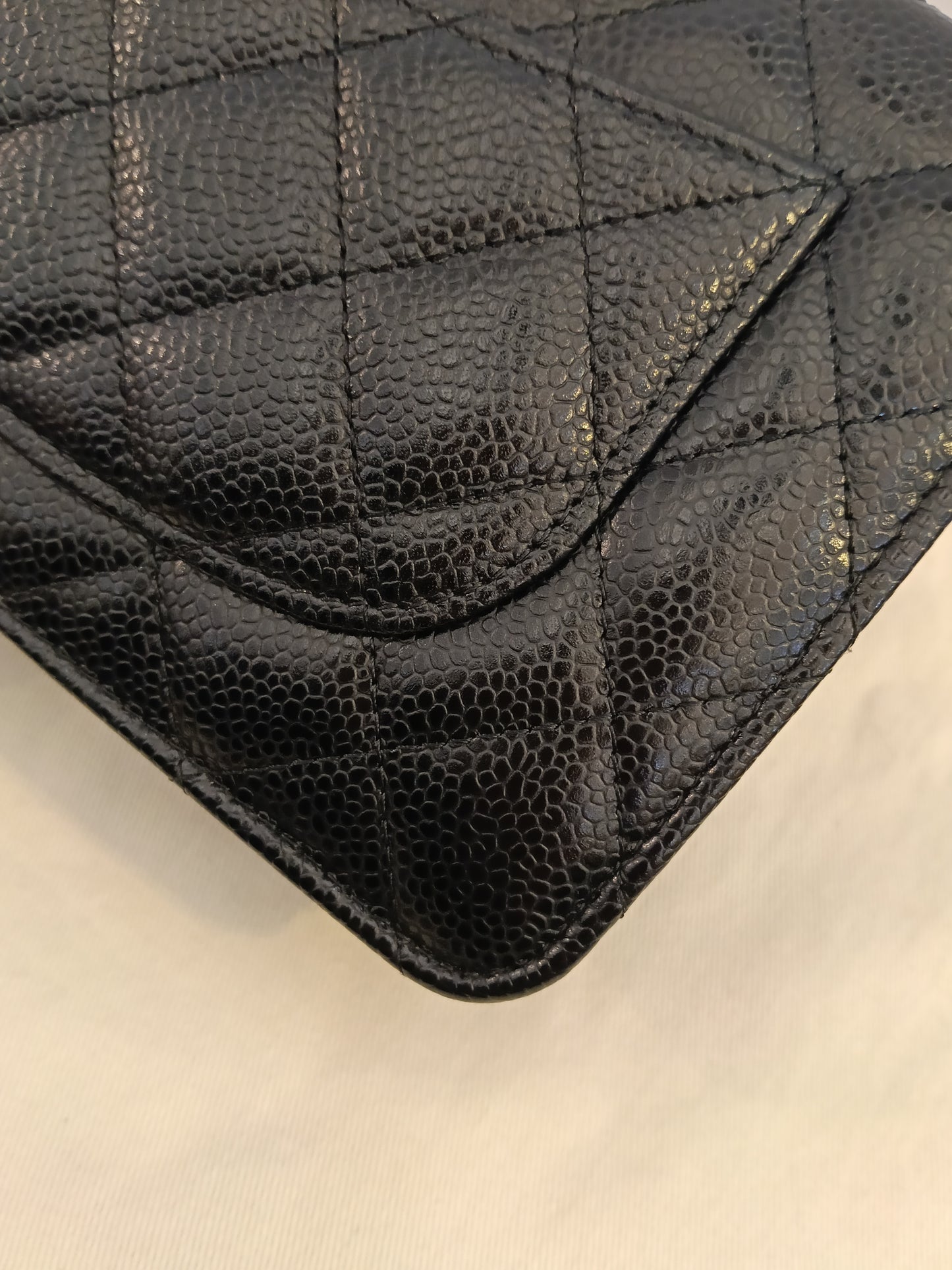 Chanel WOC Caviar Black GHW #29