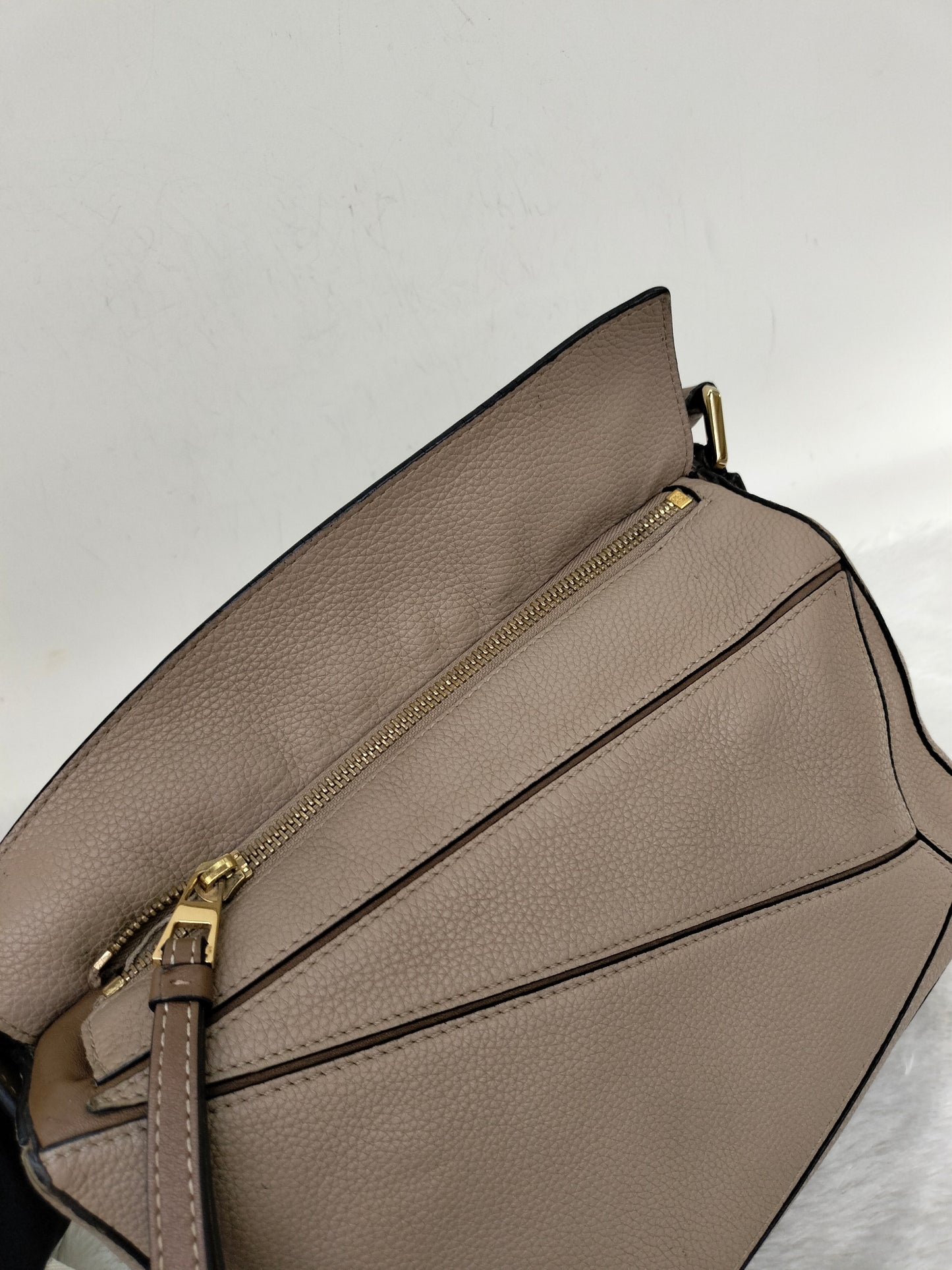 Loewe Puzzle Small Grained Sand Mink GHW 2019