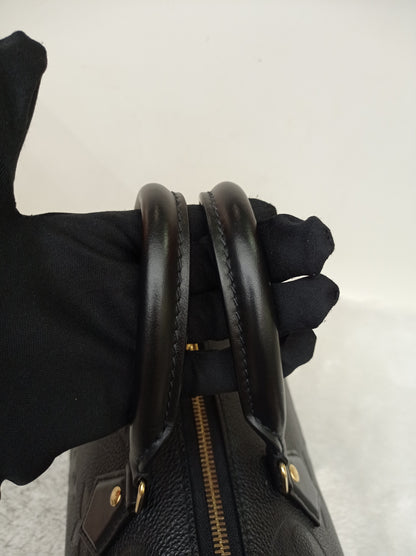LV Speedy 25 Bandou NV Monogram Empreinte Noir 2023 (CHIP)
