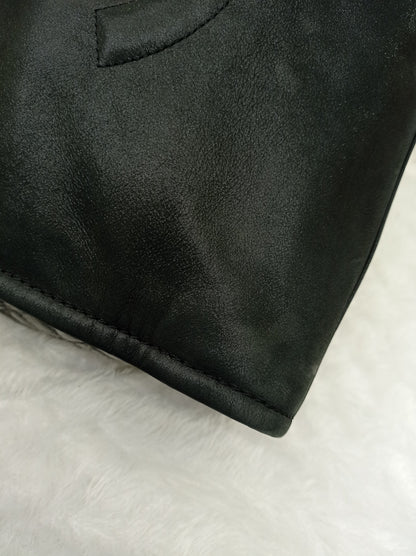 Chanel In The Mix Timeless Shopping Tote Iridescent Calfskin Black RHW #14