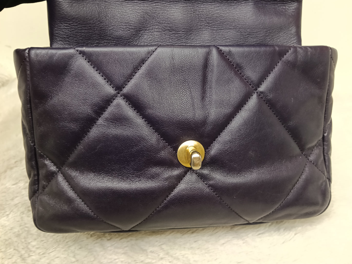 Chanel C19 Small Dark Purple GHW #30