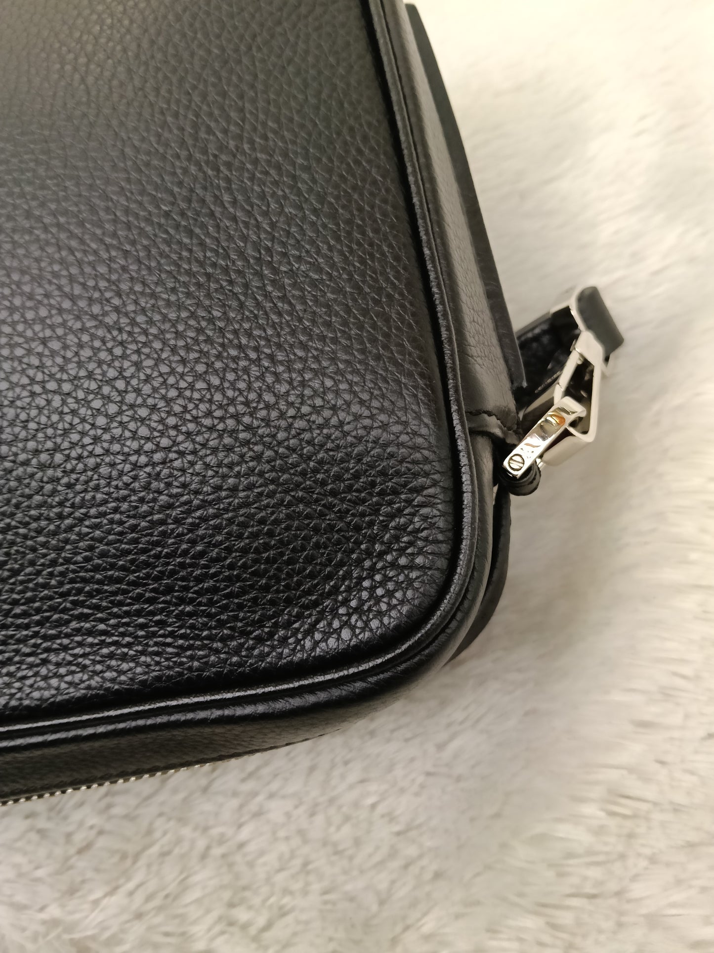 Dior Homme Clutch Grained Black SHW 2017