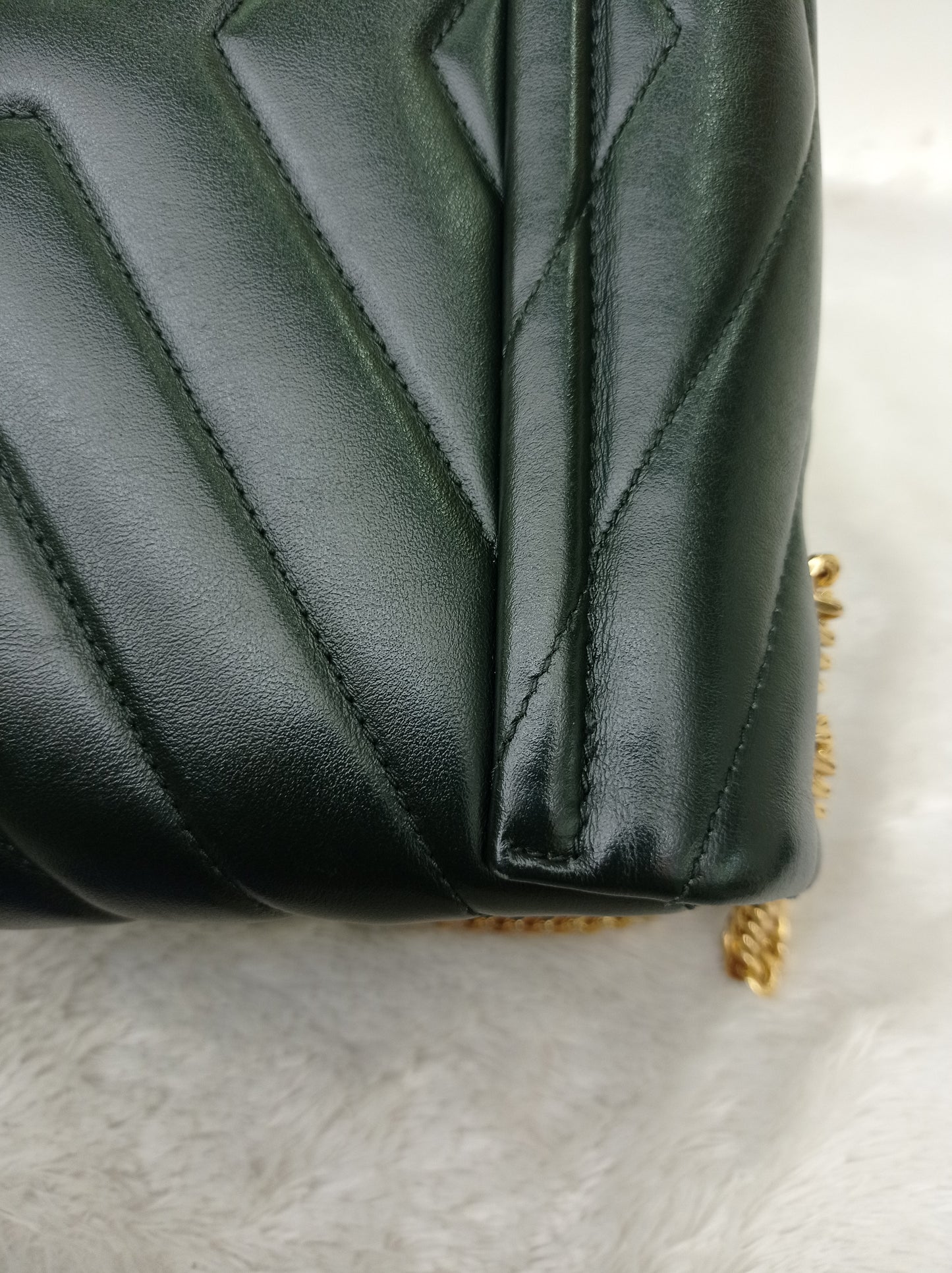 YsL Lou Lou Small Lamb Emerald Green GHW 2019