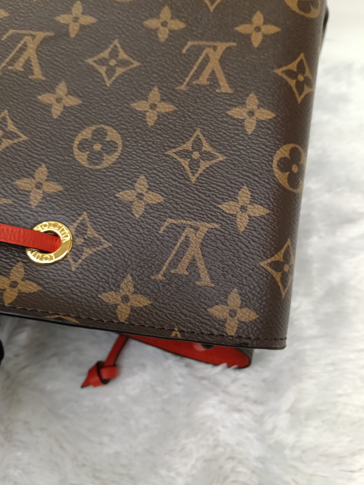 LV Neo Noe MM Monogram Coquelicot 2018