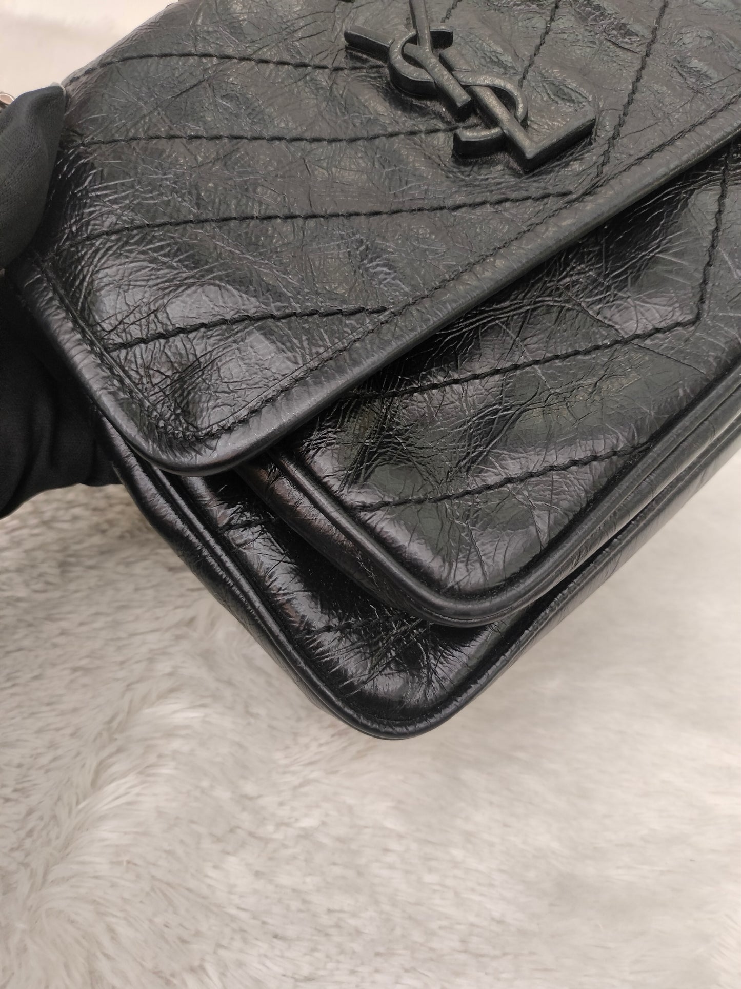 YsL Niki Baby Calfskin Black RHW 2019