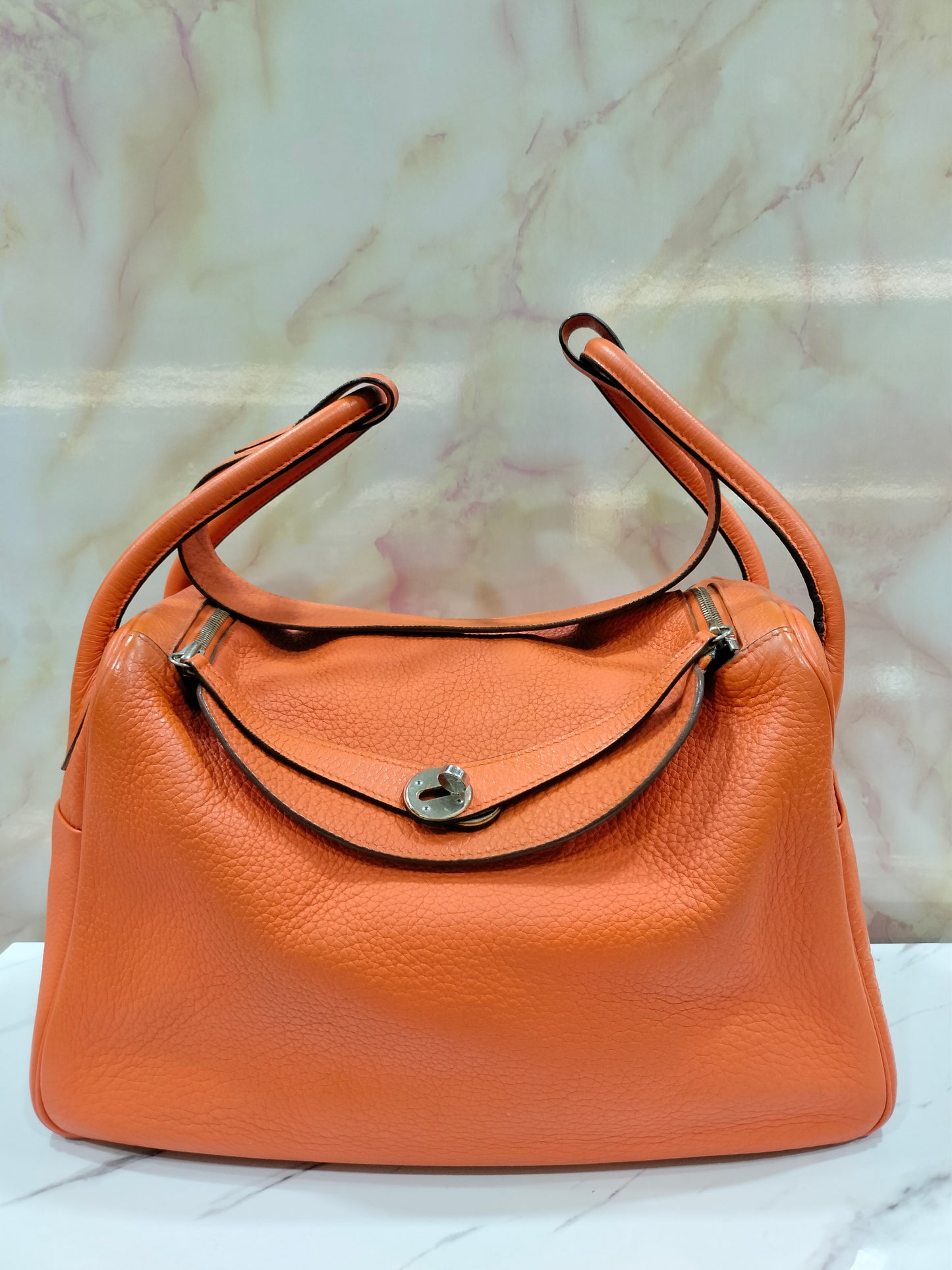 Lindy 34 Clem Orange PHW #M square