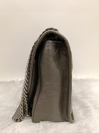 YsL Niki Medium Calfskin Grey RHW 2020