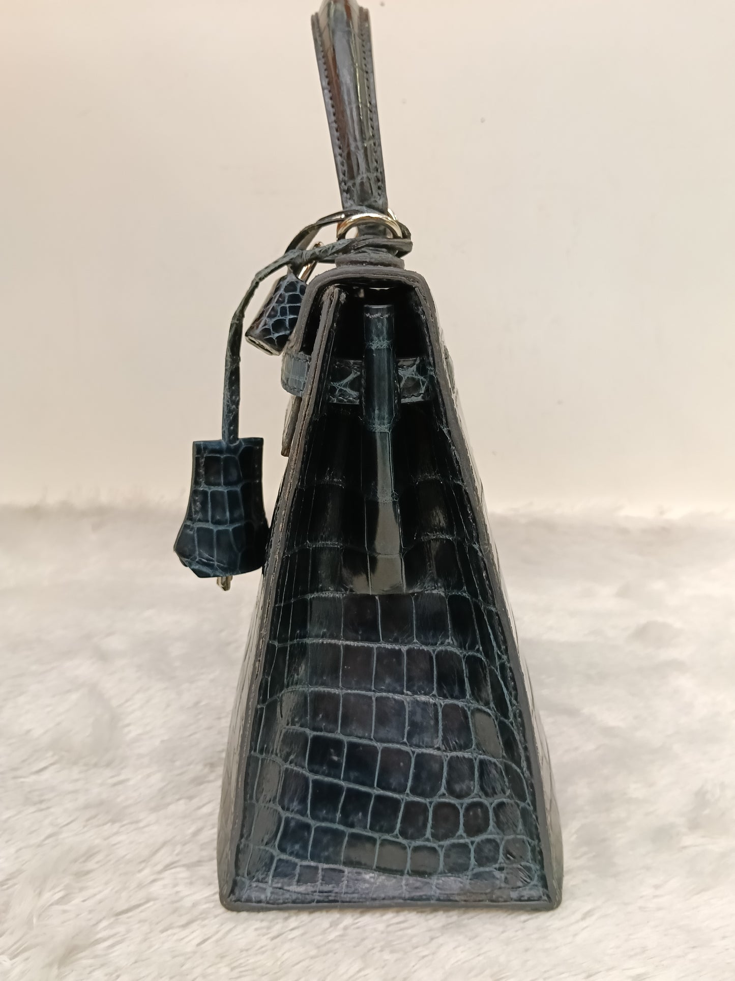 K25 Croco Niloticus Vert Rousseu PHW #B