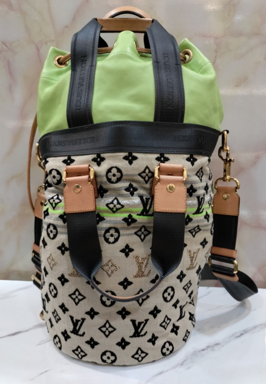 LV Gypsy PM Monogram Cheche Vert Green 2009