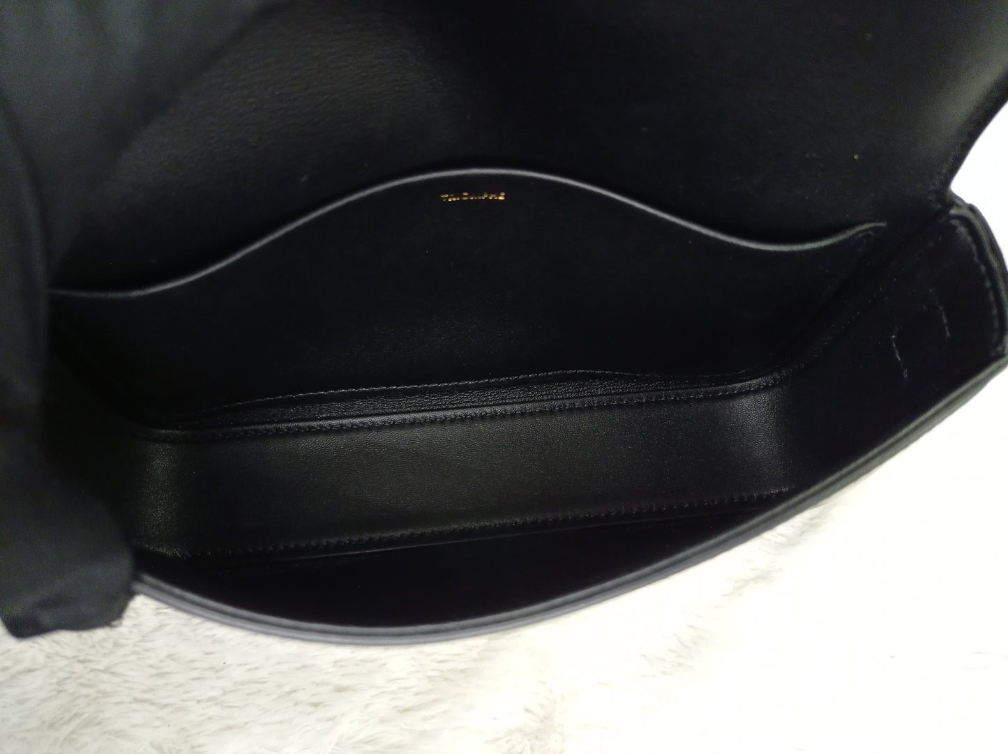 Celine Triomphe Shoulder Calfskin Black GHW 2022