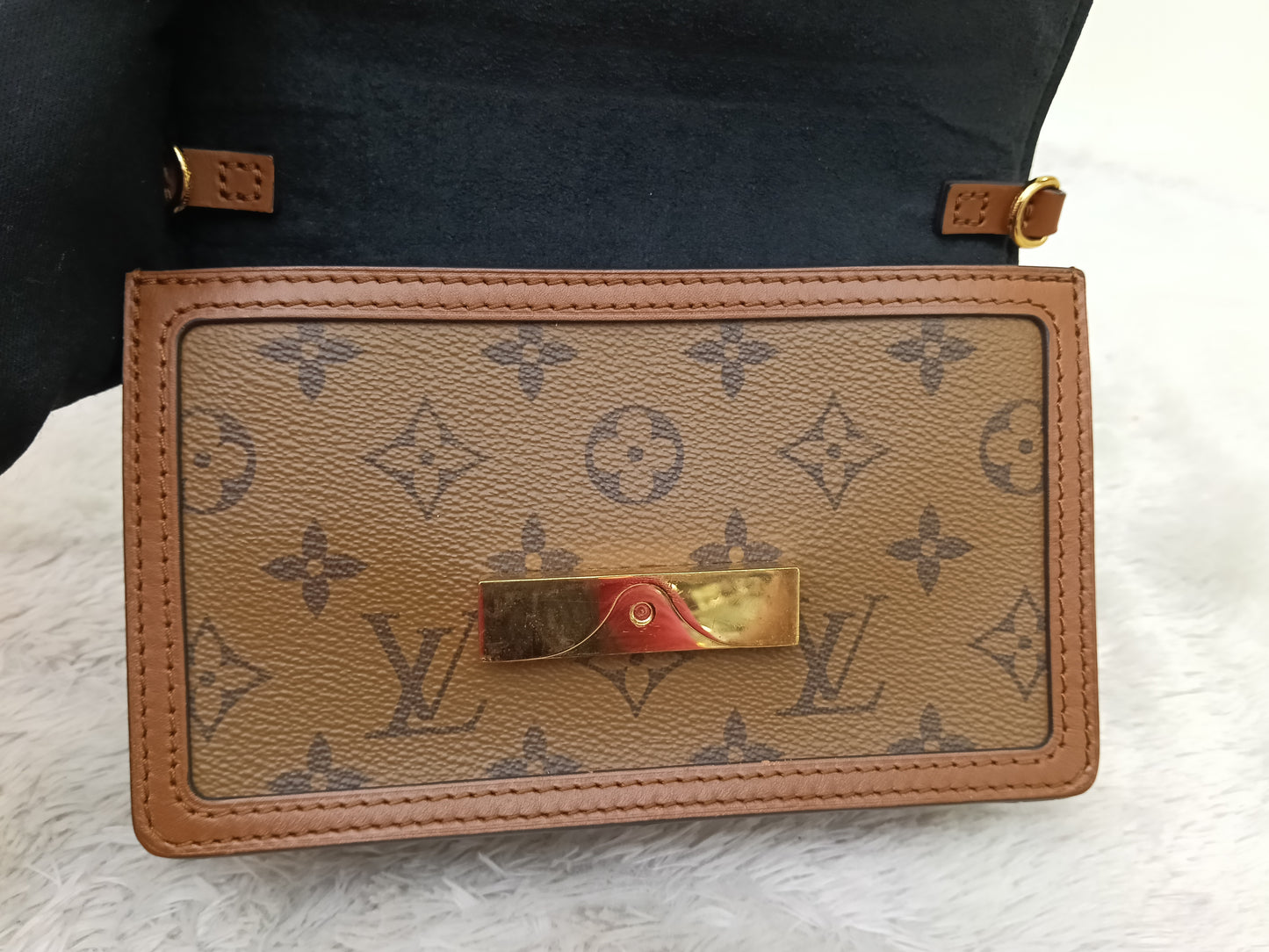 LV Portefeuille Dauphine Chain Monogram Reverse (CHIP)