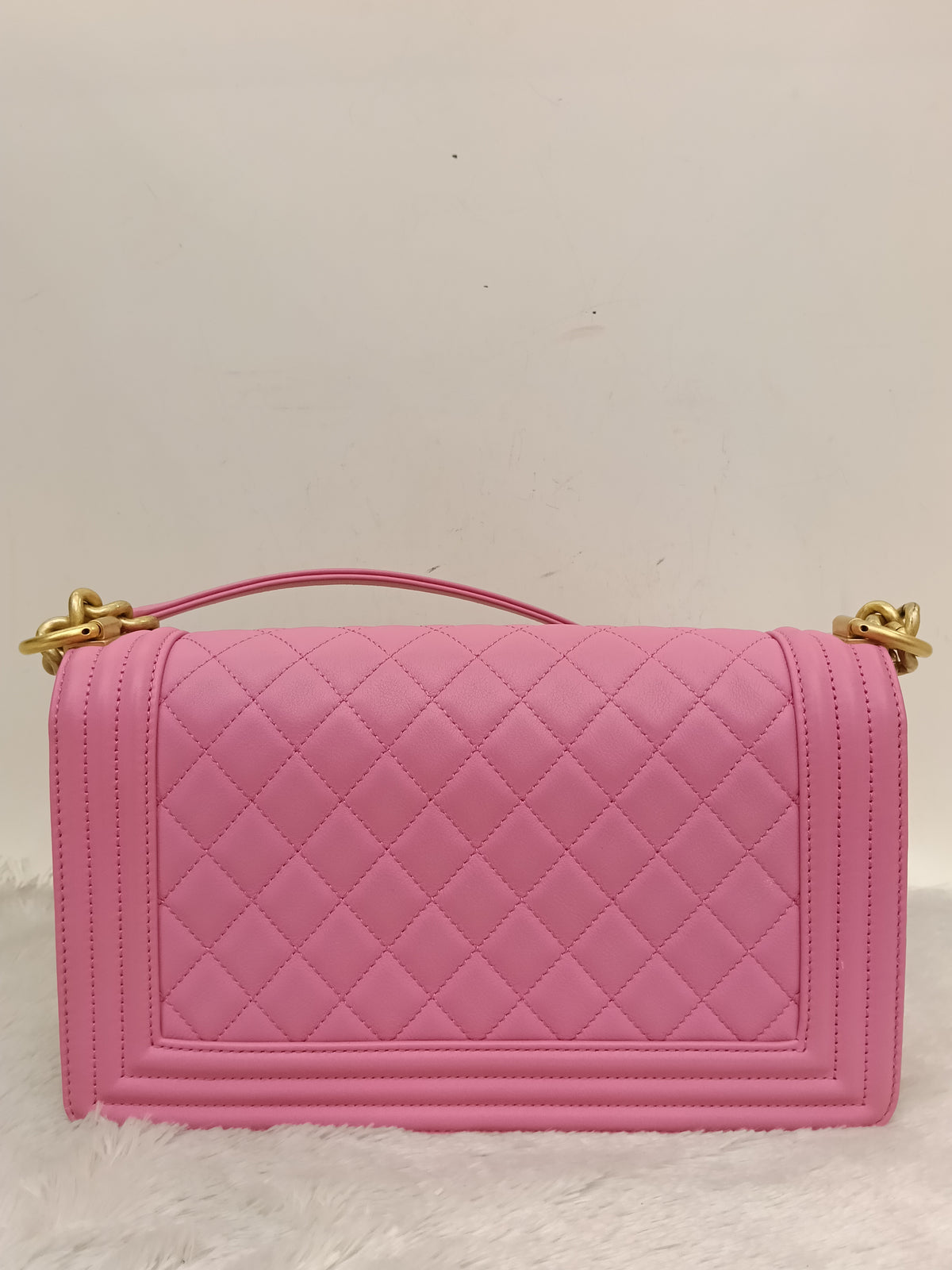 Chanel Boy 25 Lamb Pink GHW #26