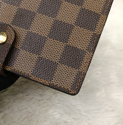 LV Agenda Cover Ring PM Damier