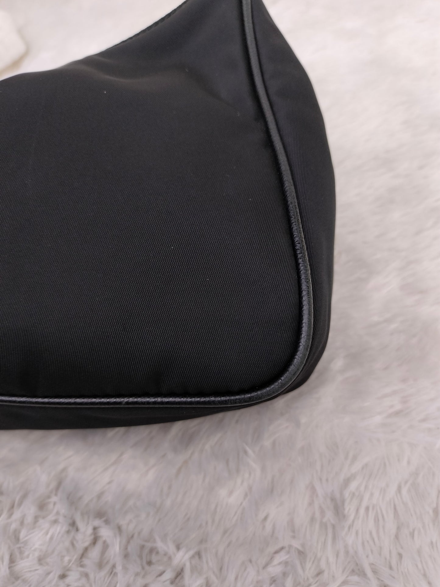 Prada Tessuto Saffian Nero Multi Pochette Re Edition Nylon SHW 2021