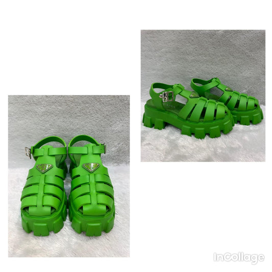 *NEW* Sandal Prada Green Size 39½