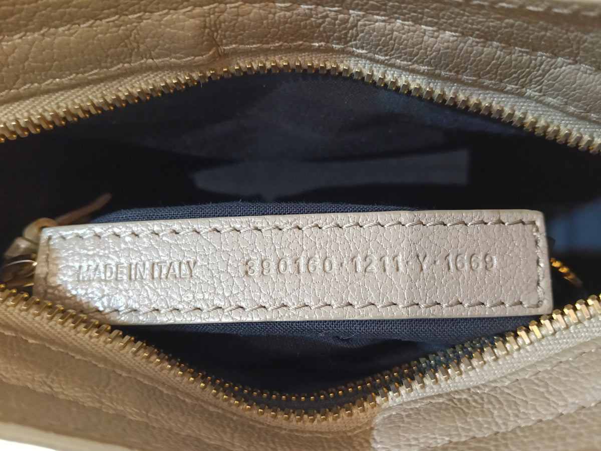 Balenciaga Mini City Edge Mink Grey GHW 2018