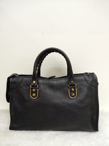 Balenciaga Small City Edge Black GHW 2020