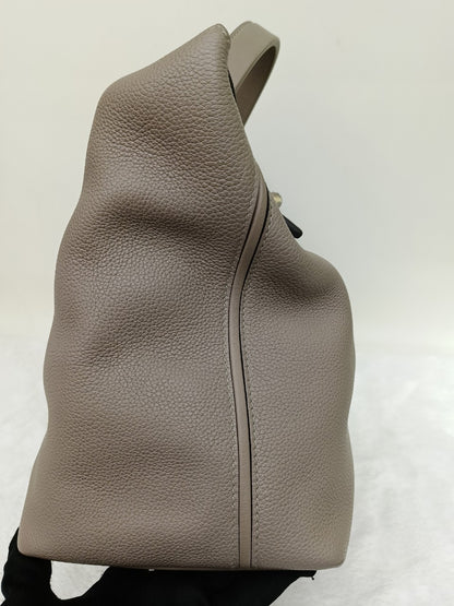 Hermes 2424 29cm Togo Swift Griss Asphalt PHW #C
