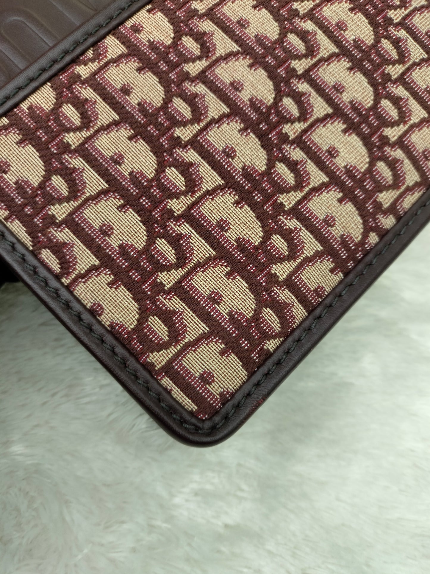 Dior Montaigne Medium Oblique Burgundy GHW 2019