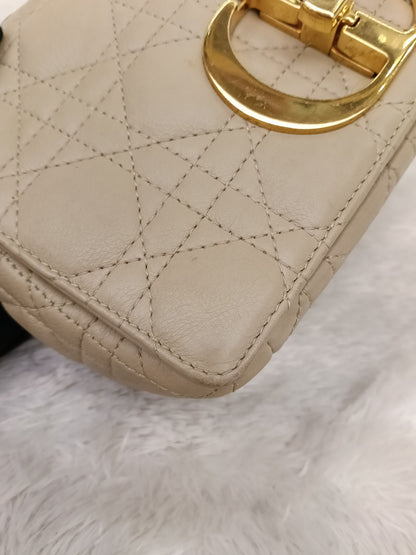 Dior Caro Small Beige GHW 2020